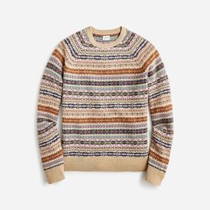 J.Crew lambswool blend tan mens sweater
